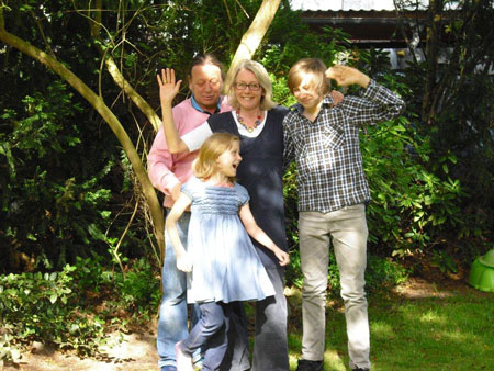 Christiane von Preyss und ihre Kinder